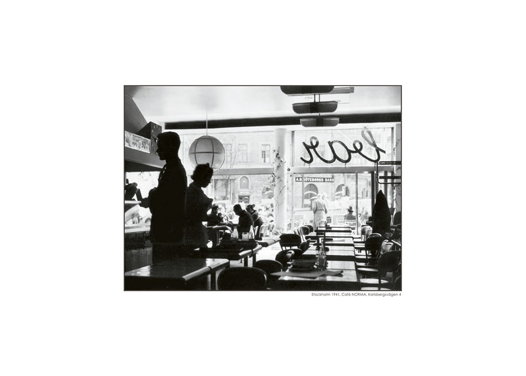 Stockholm, Cafe Norma / Black & White στο Desenio AB (7127)